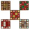 Christmas Ball Ornaments 44 Pcs Christmas Tree Decorations Set 2.4" 1.2" Shatterproof Colorful Plastic Balls for Holiday