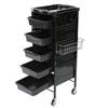 6 Tiers Storage Rack Trolley Cart With Wheels For Hair Salon & Beauty Salons