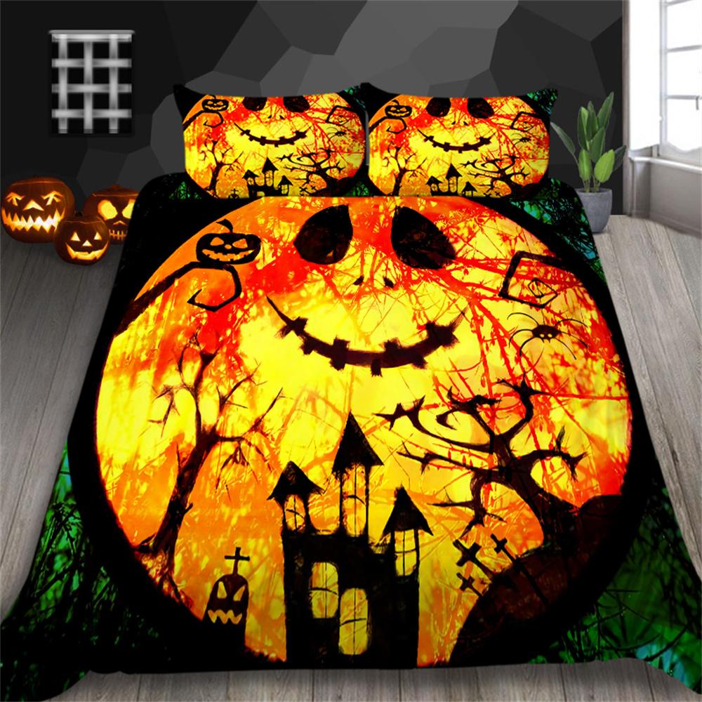 Duvet Cover Set Halloween Home Bedclothes Luxurious Bedding Sets King Size Bedding with Pillowcase Children Bedding Set