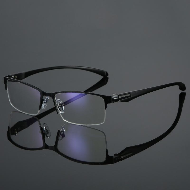 New unisex business Myopia glasses for men Metal frame glasses anti blue light Nearsighted Eyewear Glasses -1.0 -2.5 -3.0