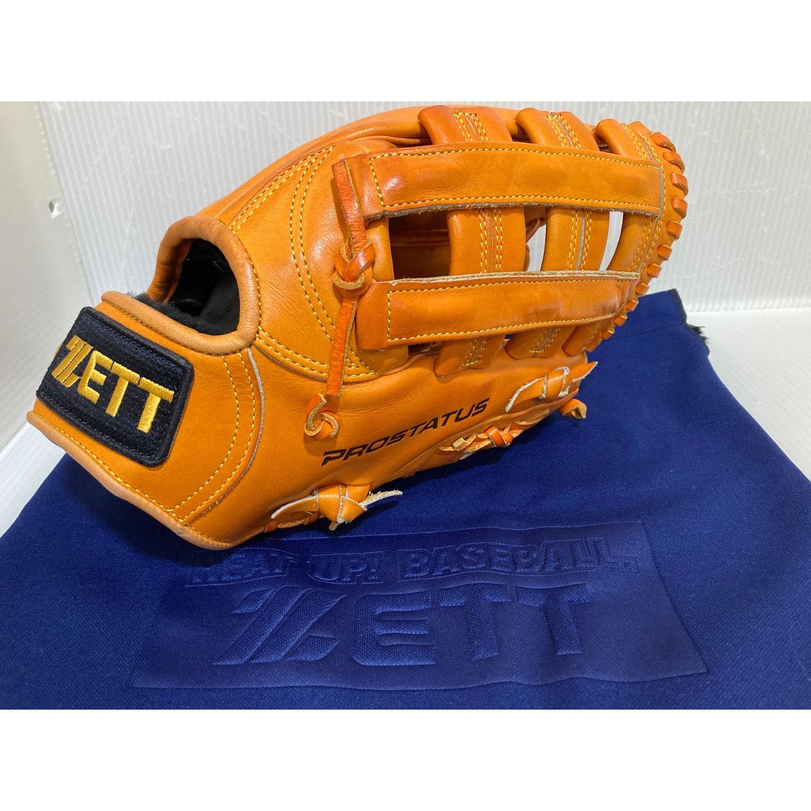 Used ZETT hardball baseball glove PROSTATUS