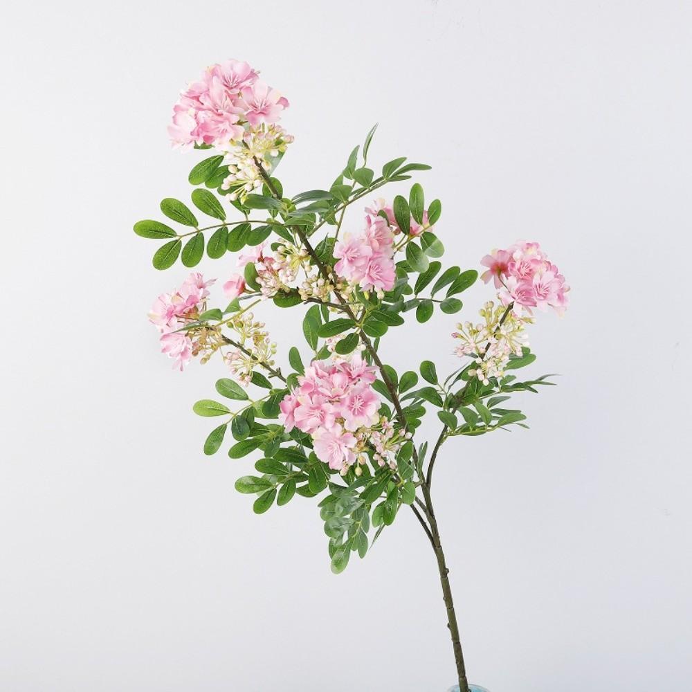 Fake Floral Artificial Pagoda Tree Flower Green Leaves Real Touch Simulation Michelia Figo Artificial Realistic