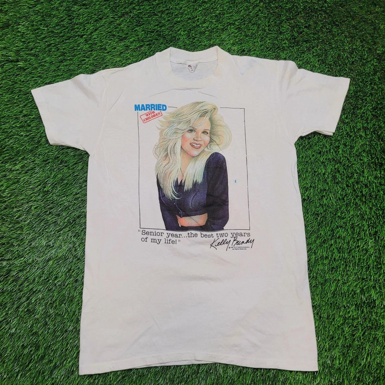 RARE VTG 1987 Married with Children Shirt Mens S Kelly-Bundy Single Stitch USA S