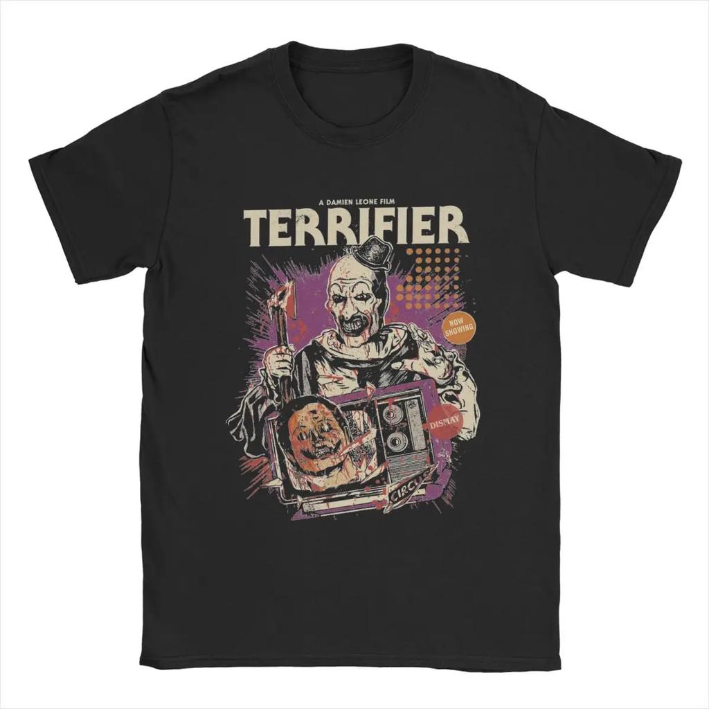 Men Women's Santa Art The Clown Terrifier 3 Horror Movie Christmas Graphic T Shirt Apparel T Shirts Tee Clothing Original