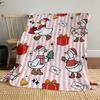 Christmas Duck Outdoor Flannel Blankets, Outdoor travel, Home Blankets, Fan Gifts,Suitable for All Seasons, Christmas Gifts. R1127044