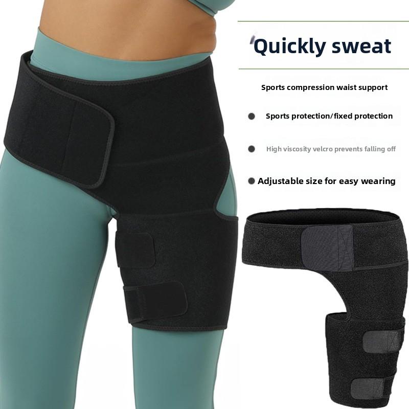 Integrated Waist Legs Belt for Weight Lifting Hip Protection Prevent Muscle Strain Pressure Waist Support Thighs