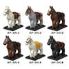 Military Building Blocks Solider Figures Mount War Horse Saddle Reins Adults Children Gifts Toys Animal Accessories Equipments