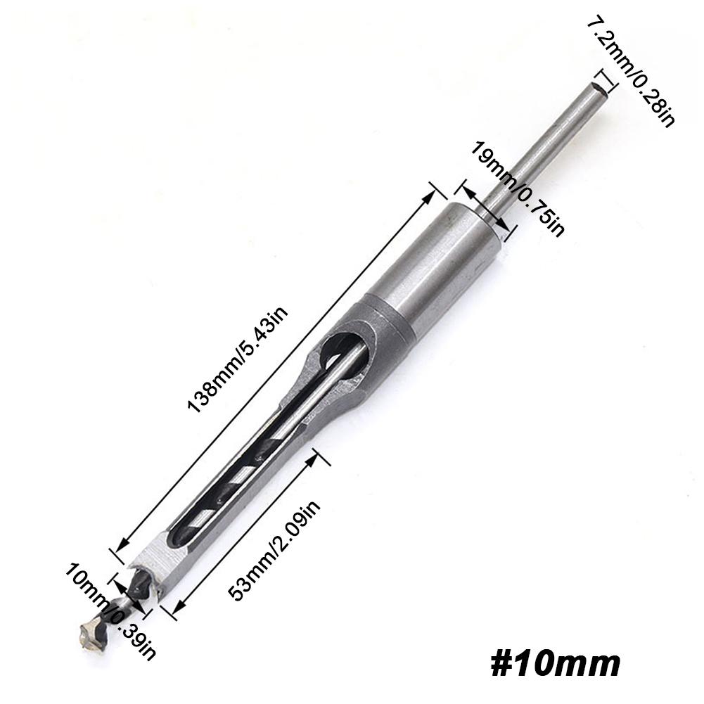 

1 шт. 6-16 мм HSS сверло с квадратным отверстием Сверла для деревообработки Шнек Долбежное долото Набор сверл Сделай сам Мебель Квадратное сверло для деревообработки 10mm