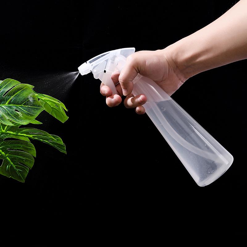 C-type Thickened Transparent 350ml Press Spray Bottle, 28/400 PP Setting Spray Bottle