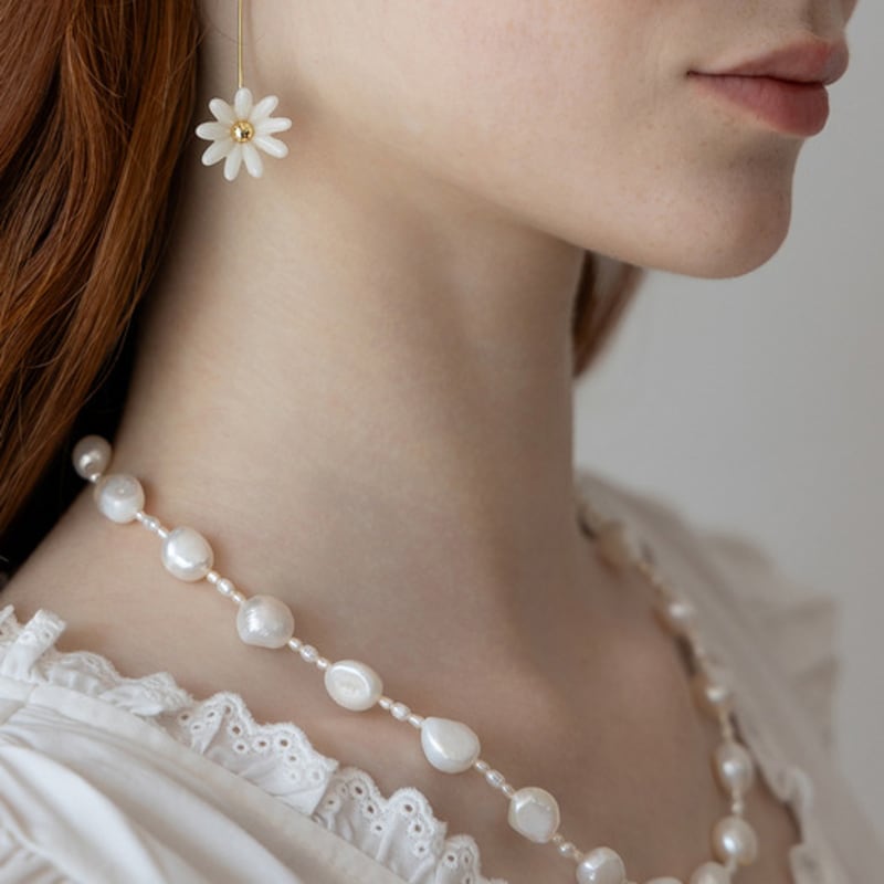 TATIANA Rustic Freshwater Pearl Necklace NZ2479