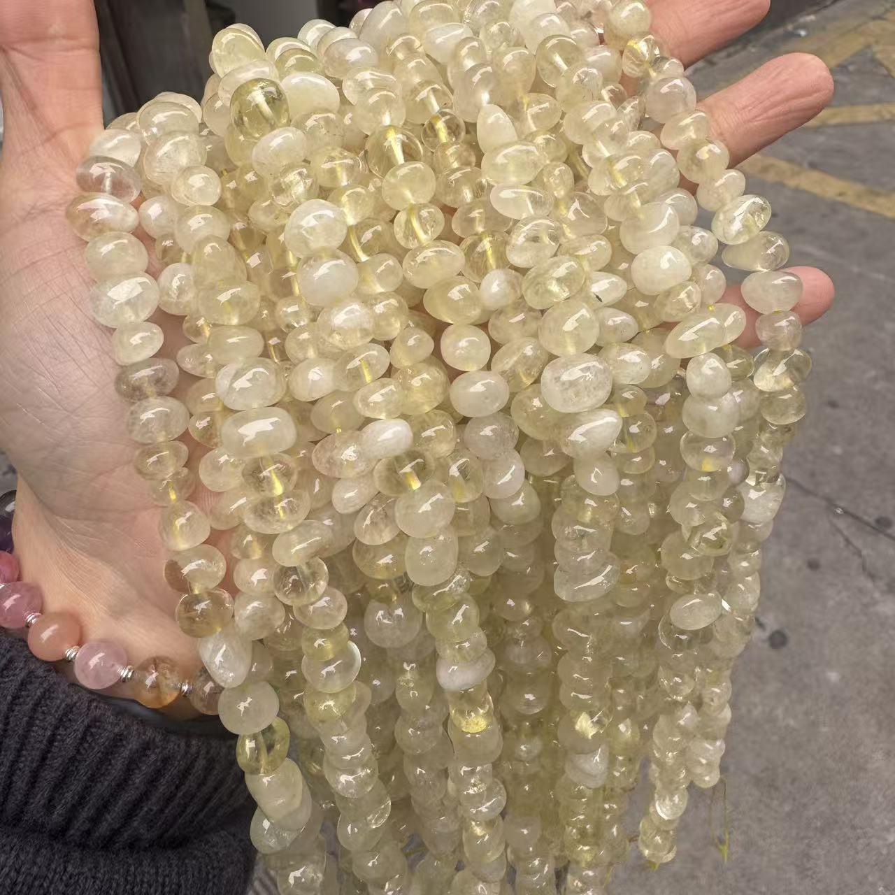 Irregular Natural Lemon Quartz Beads for DIY Jewelry лимон/естественный