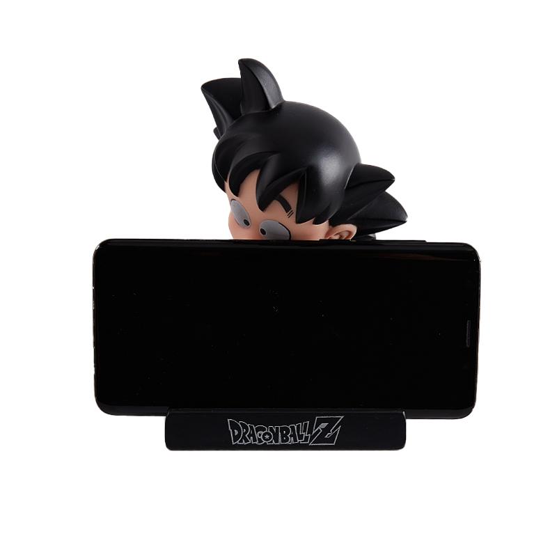 Dragon Ball Goku Kuririn Shaking Head Doll Toy Model Phone Holder Car Decoration