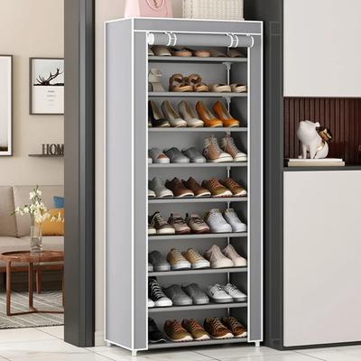 Multi Layer Shoe Cabinet Dustproof Waterproof Oxford Fabric Shoes Racks Nail Free Assembly Thickened Partition Fabric Lockers