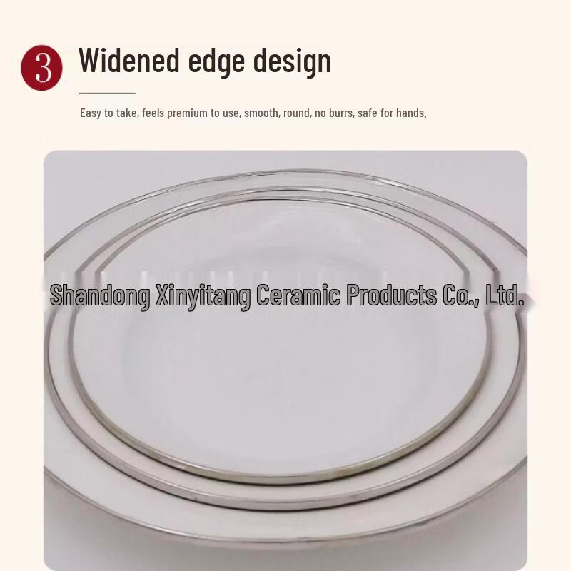 ZISIZ Eight Auspicious Enamel Serving Plate