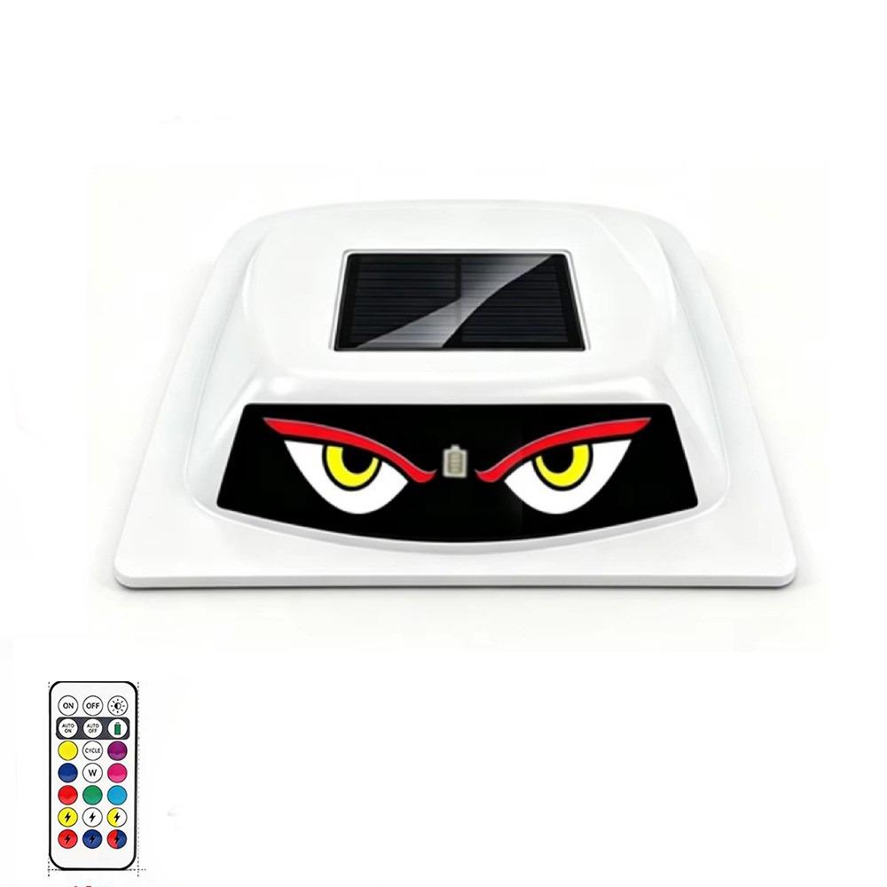 Solar Powered Car Roof Decorative Cover light Warning Flash Navigation light Automotive белый