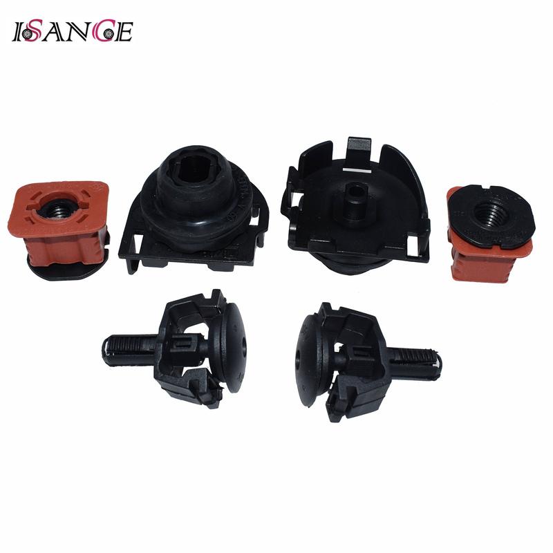 ISANCE Radiator Bracket Mounting Mount Bushing Kit Upper For Mercedes-Benz OE: A2035040012 A2115040059 A1695040114 A2045040514