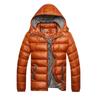 Winter Men Padded Jacket Fashion Cotton Thermal Thick Parkas Male Casual Outwear Windbreaker Hoodies Coats Clothing