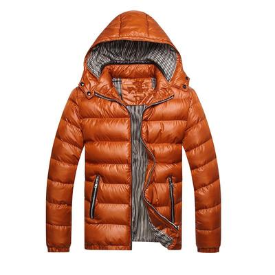Zimowa męska kurtka z podszewką Modna bawełniana termiczna gruba parka Męska codzienna odzież wierzchnia Wiatrówka Bluzy Płaszcze Odzież
