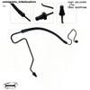 Clutch Hydraulic Line Hose For Volkswagen Bora 2003-2015 Volkswagen Golf 02-14