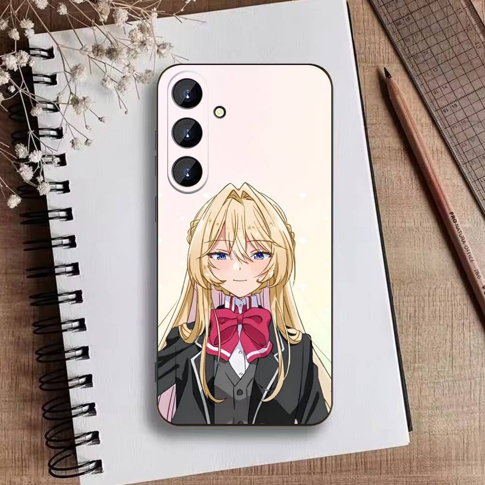 Anime F Phone Case For Samsung Galaxy A73,A21s,A22,A31,A52,A53,A71,A41Soft Black Shell