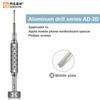 AMAOE AD-2D AD-3D Aluminum Drill Screwdriver for Mobile Phone Repair with S2 Alloy Head High Precision  Maintenance Bolt Driver