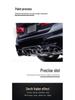 Compatible BMW New 5 Series Front & Rear Lip Kit (525/530Li) - Black Warrior MP Modification Kit.