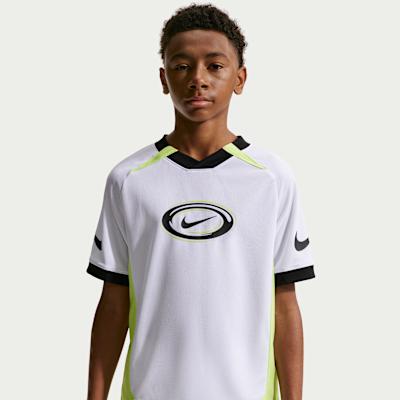 Nike Kids Quick Dry T Shirts V Neck Moderate S
