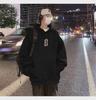 Men's Hong Kong Style Retro Hooded Sweatshirt - Spring/Fall American Heavyweight High Street Trendy Loose Jacket with Plus Velvet