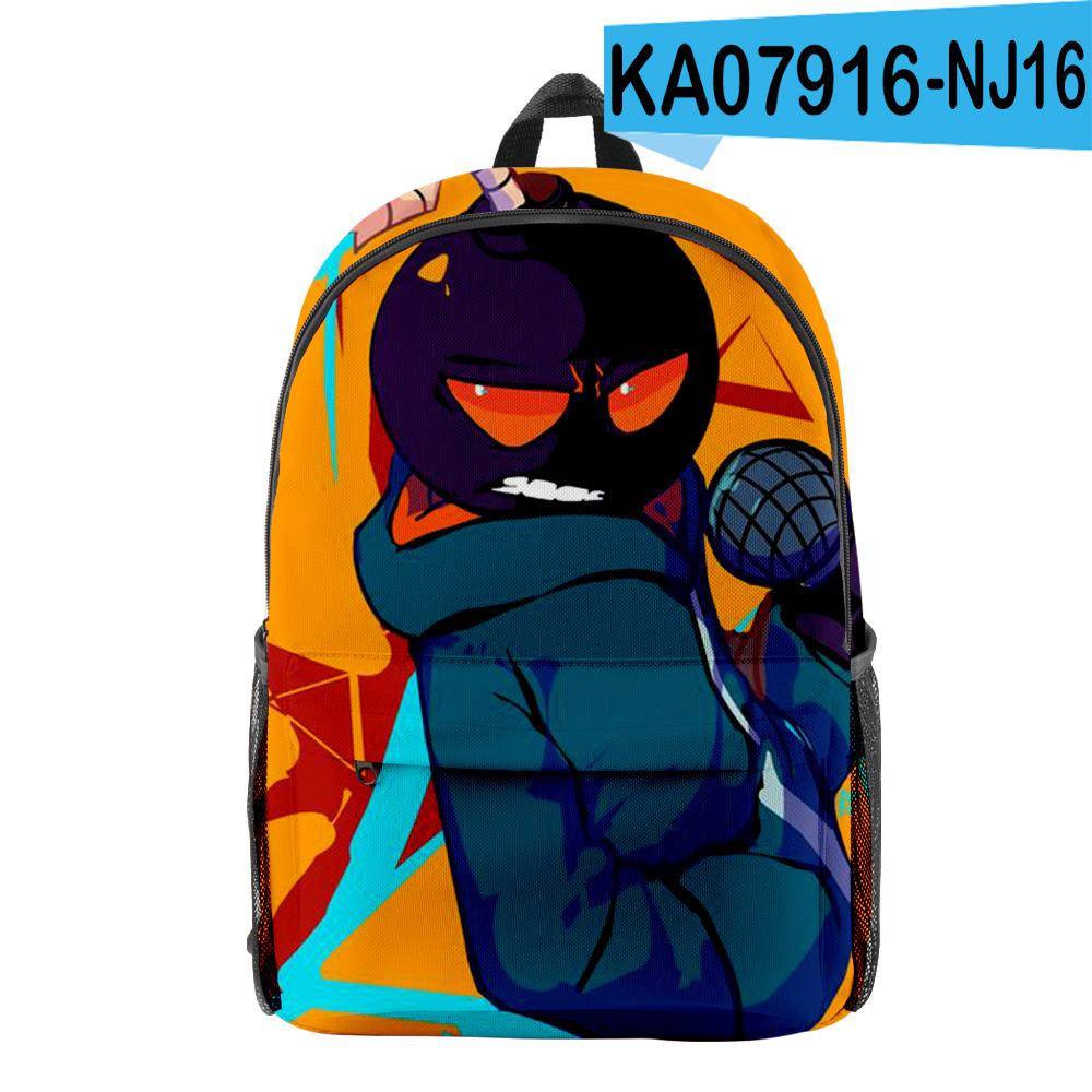 Iconique Original Cool 67 six sept Sacs à Dos pour Ordinateur portable Cartables d'écolier Motif 3D Oxford Résistant à l'eau Sacs à Dos pour Ordinateur portable Garçons/Filles