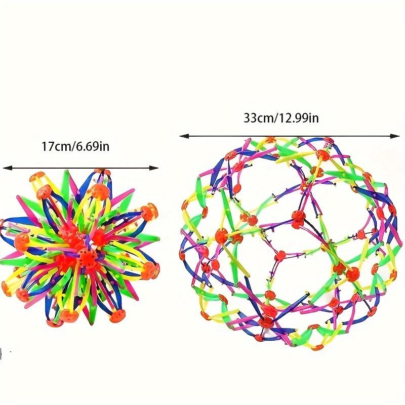 1pc Expanding Ball Sphere - Expandable Breathing Ball - Rainbow Fidget Large Ball