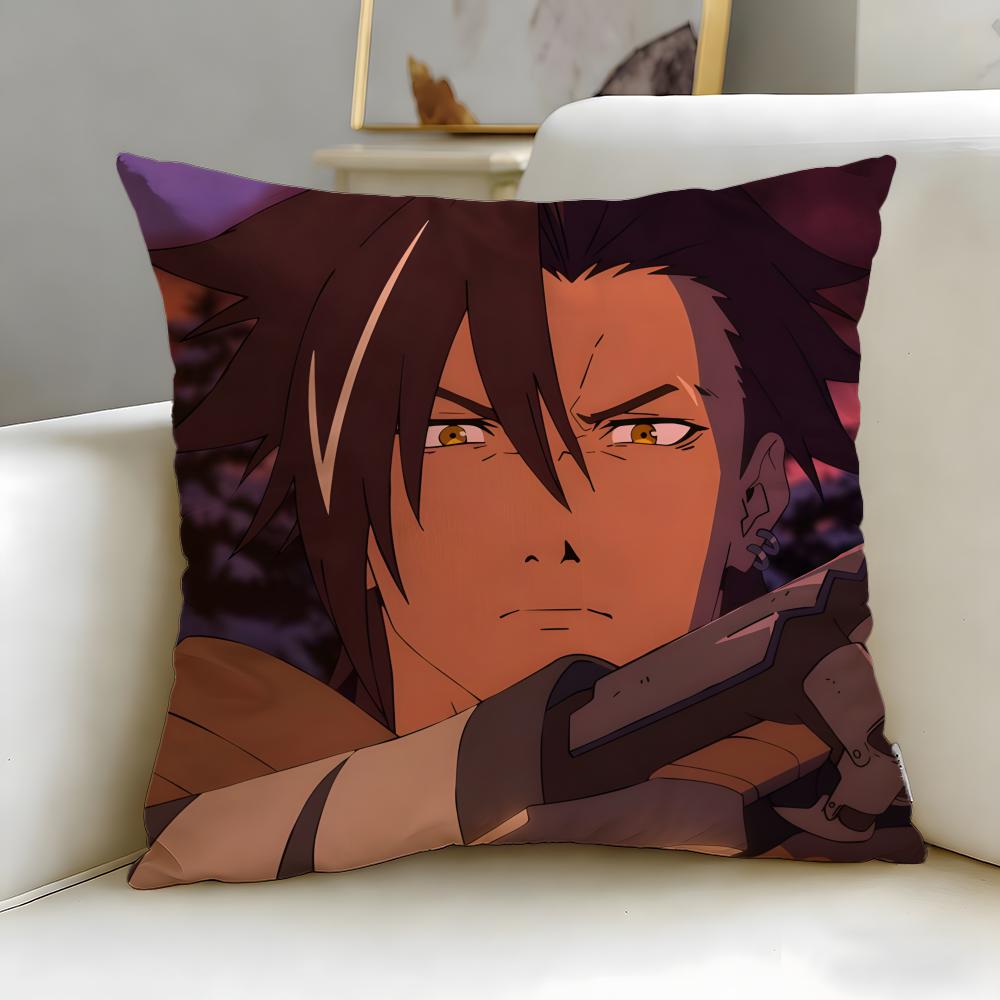 isekai anime Sentenced to Be a Hero Cushion Cover Soft  EasyWash Pillow Case  Versatile for Couch Bed Travel and Office