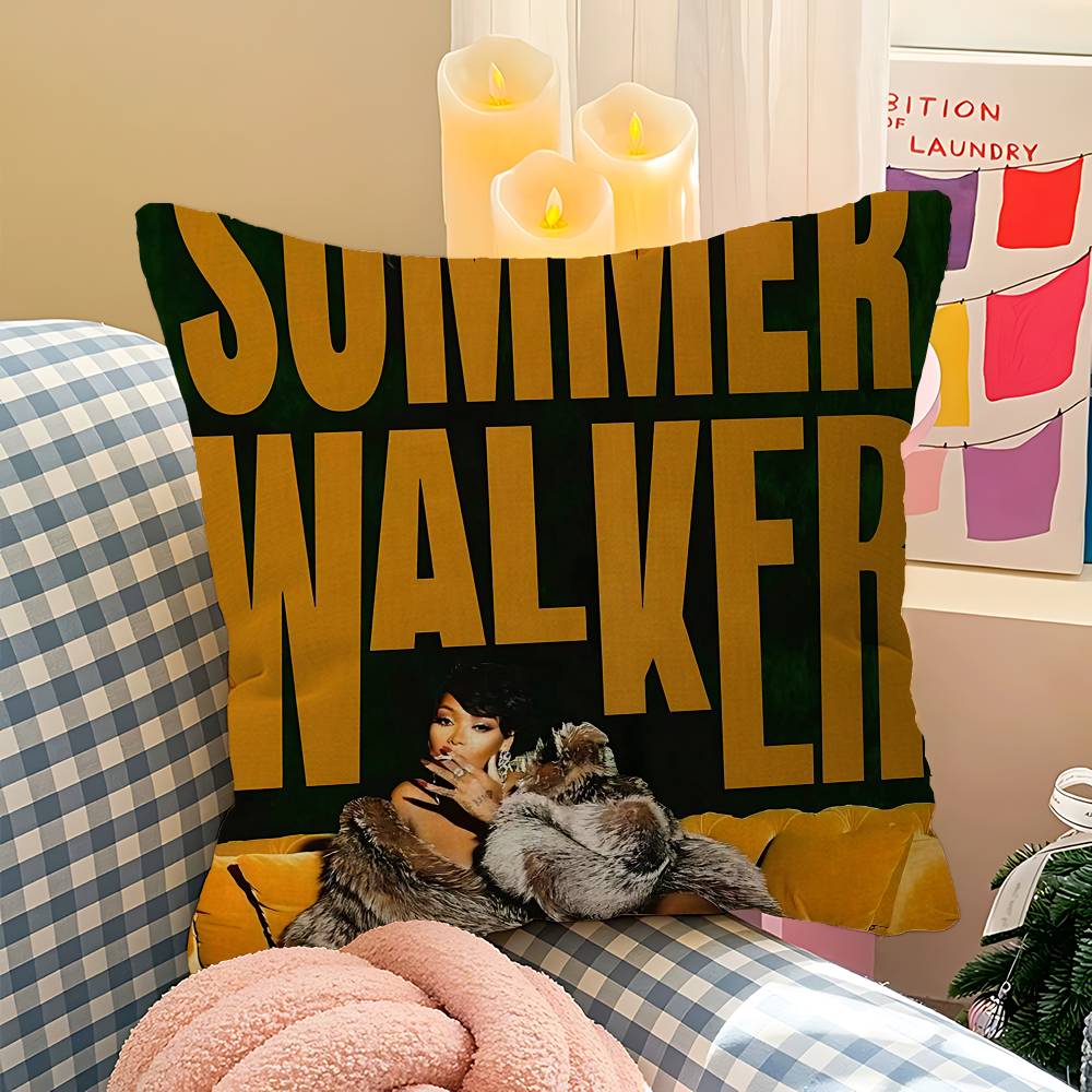 Pop Rap Summer Walker Cushion Cover Pillow Cover Decor Pillowcase Printed Cushion Case For Couch