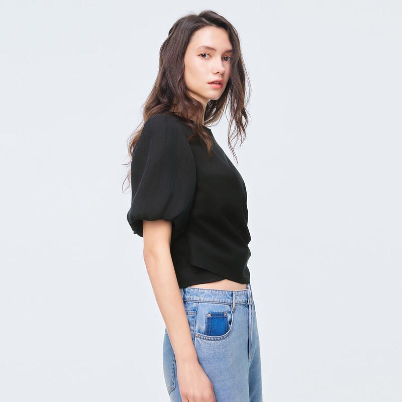 Women's French Relaxed Lantern Sleeve T-Shirt