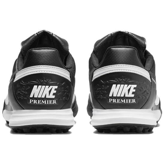 New Nike Premier 3 Low Tf Turf 'Black White' HM0283-001 Unisex