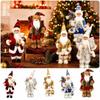 Cute Standing Santa Doll 12 Inch Christmas Ornament Durable Santa Claus Doll  Christmas Gifts