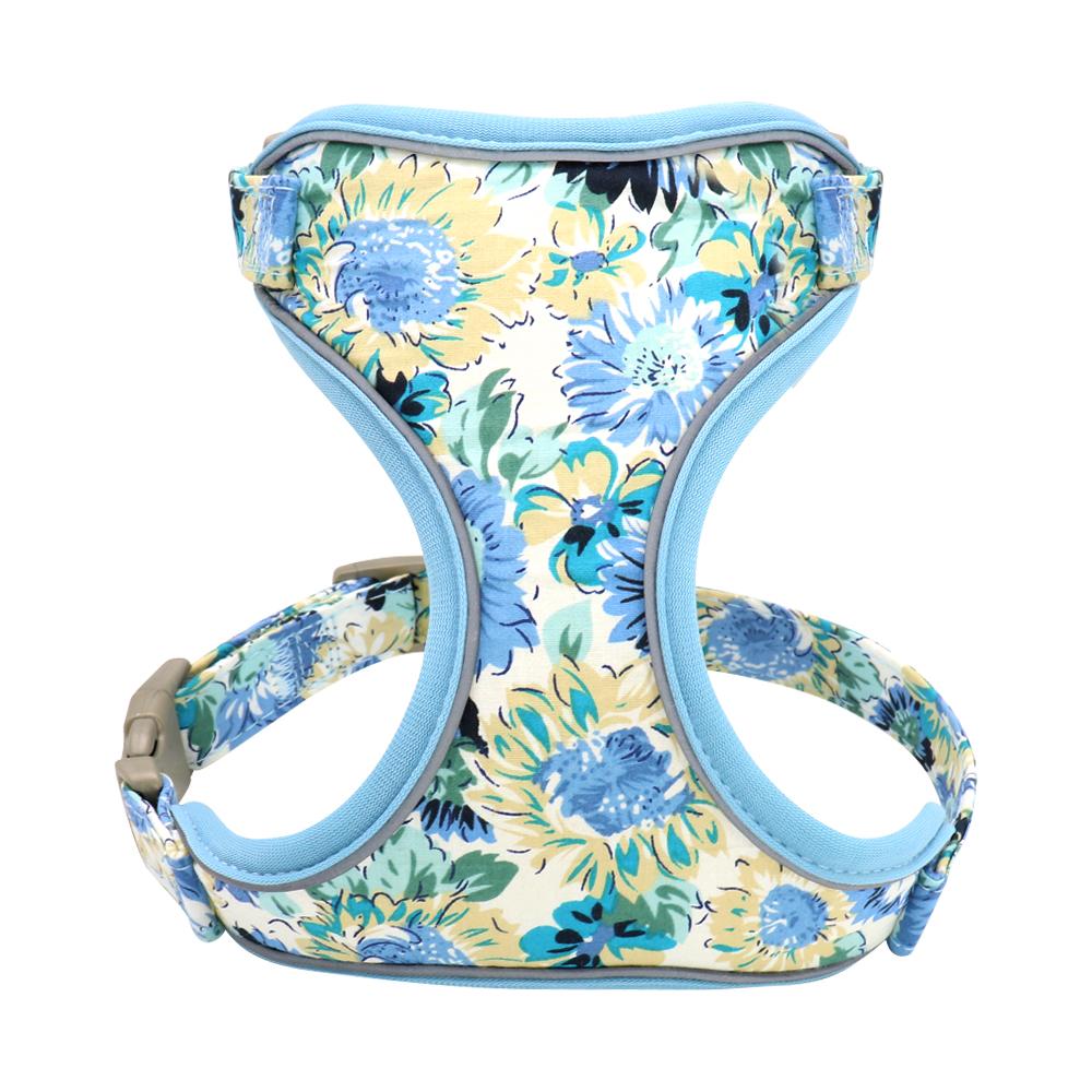 Mesh Nylon Dog Harness Lead Leash Set Reflective Dogs Vest Harnesses With Walking Belt Rope for Small Medium Large Dogs Pug