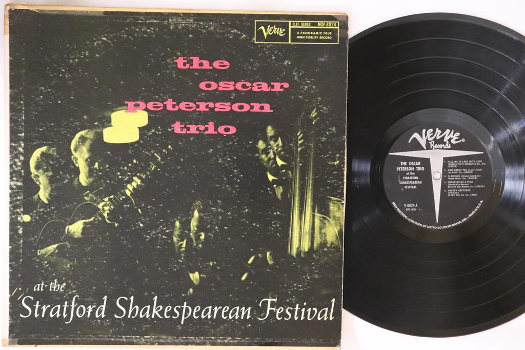 LP Record OSCAR PETERSON - At The Stratford Shakespearean Fest V8024 VERVE US Jazz Used
