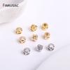 4.3mm*3.3mm 14k Gold Plated Zircon Loose Beads Spacer Beads Bracelet Beads For Jewelry Making Supplies Wholesale