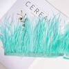 Decorative Feather Cloth Strip 10-15Cm Ostrich Hair Cloth Edge Dress Cuffs Latin Dance Skirt Diy Clothing Accessories