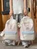 Extra Large Japanese Style Plaid Backpack for Middle & High School Students