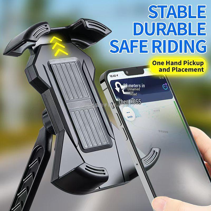 Electric Scooter, Motorcycle & Bicycle Phone Navigation Holder for Delivery Riders