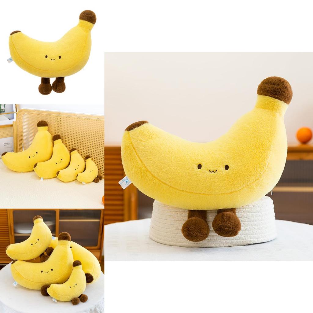 Long Leg Banana Plush Toy Cute Fruit Pillow Gift For Kids And Teens