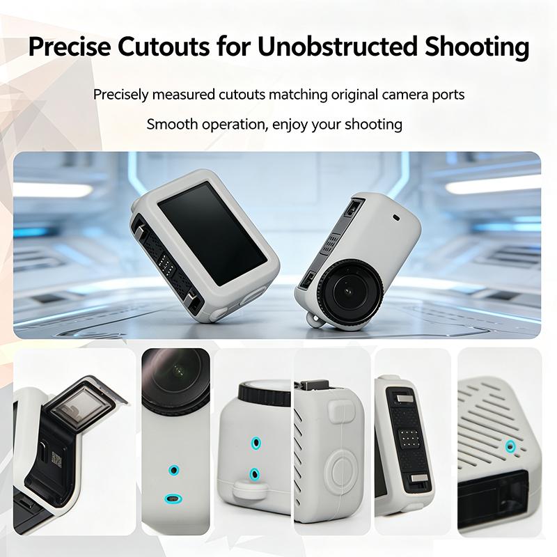 Silicone Protective Case For Osmo Nano Thumb Camera Anti Drop Dust Proof Soft Cover Lens Protector Shell Multi Color Camera