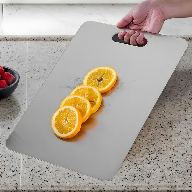 2mm Titanium Snijplank Antislip Dubbelzijdig Voedselveilig Snijplank Veilige Hakmat Voor Groenten Vlees Fruit