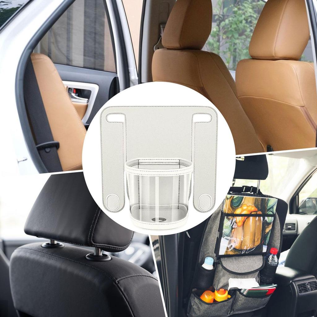 Headrest Cup Holder Car Shopping Bags with Hooks Backseat Organizer