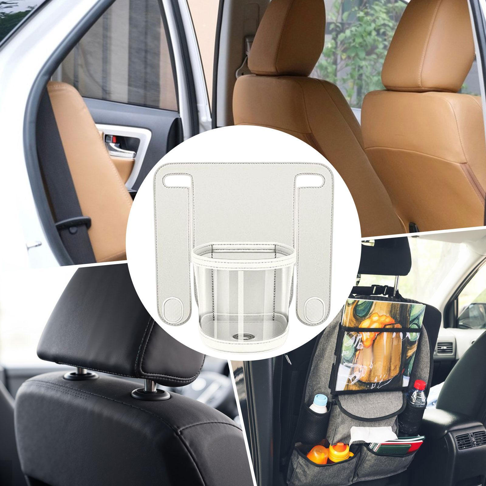 

Headrest Cup Holder Car Shopping Bags with Hooks Backseat Organizer белый