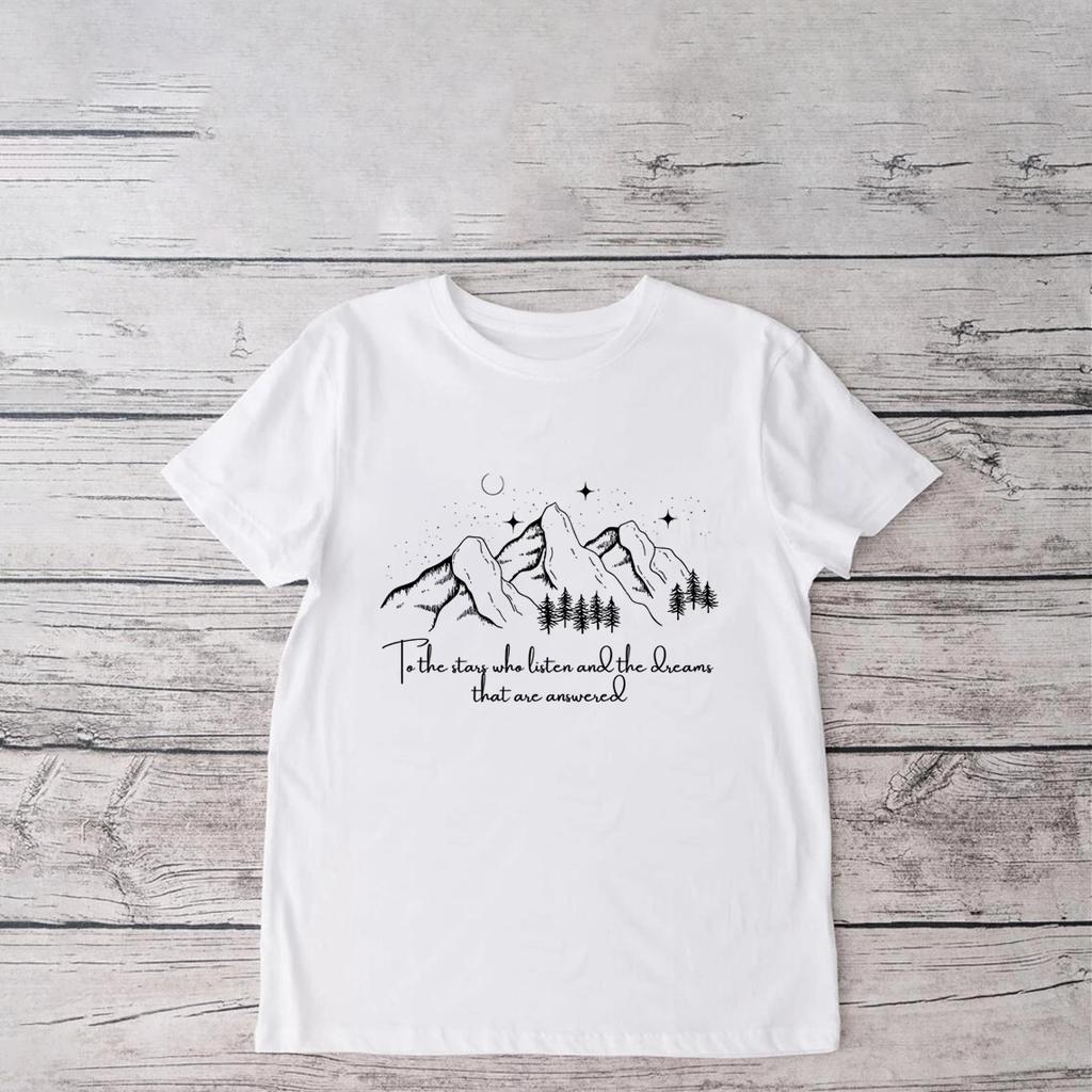 ZX TEE Tričko Velaris Tričko Dvůr trnů a růží Město hvězdného světla SJM Merch ACOTAR Mikina Knižní tričko Dárek