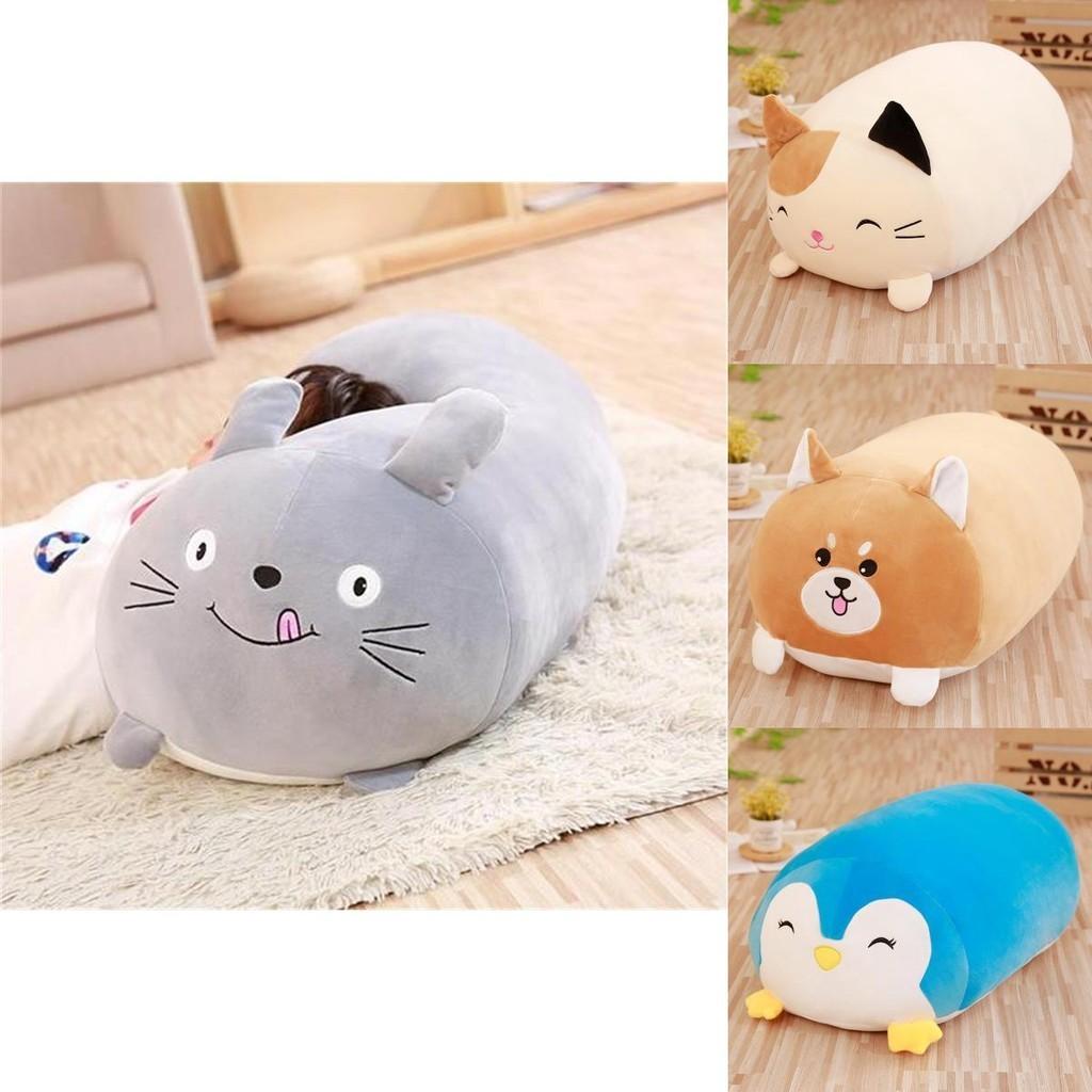 Squishy Chubby Cute Cat Plush Toy Soft Animal Cartoon Pillow Cushion Lovely Decorative Piece