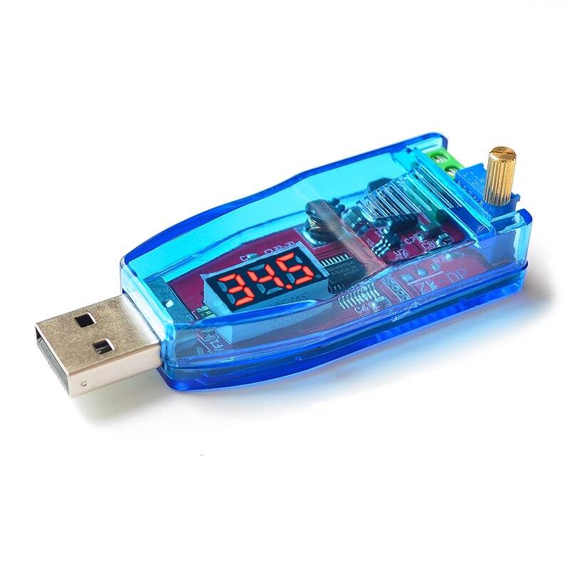 LED DC-DC 5V na DC 1-24V Nastavitelný potenciometr USB Step Up/Down Buck Boost Converter Modul regulátoru napájecího napětí