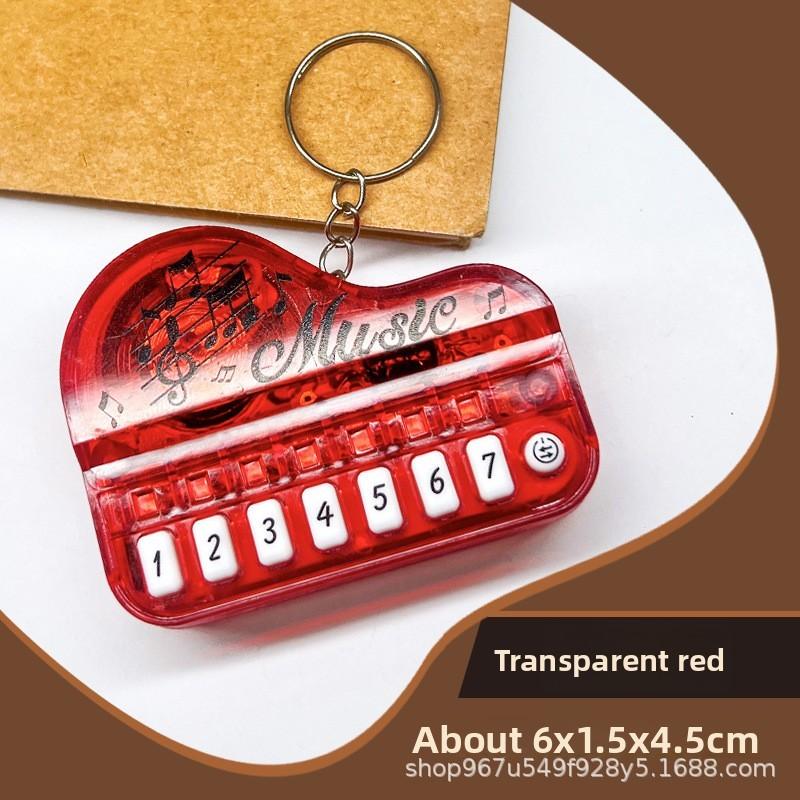 Electronic Piano Mini Keychain With Light And Music For Kids Creative Gift